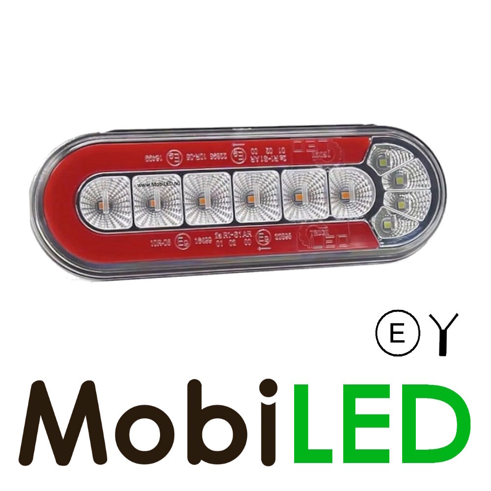 Universal rear light with dynamic turn signal NEON look Universal rear light with dynamic turn signal NEON look