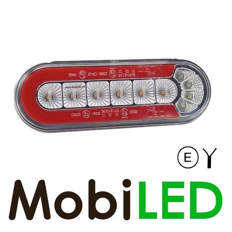 Universal rear light with dynamic turn signal NEON look Universal rear light with dynamic turn signal NEON look