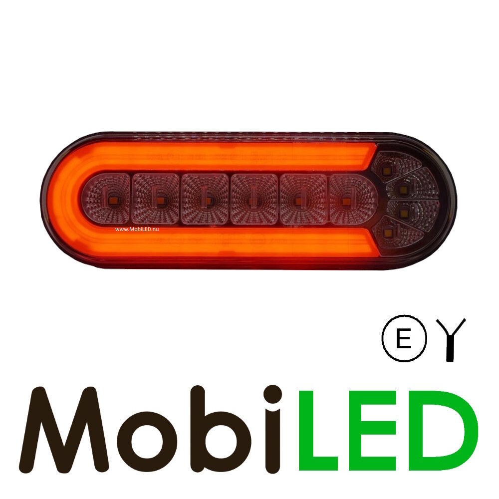 Universal rear light with dynamic turn signal NEON look Universal rear light with dynamic turn signal NEON look