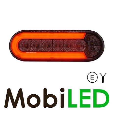 Universal rear light with dynamic turn signal NEON look Universal rear light with dynamic turn signal NEON look