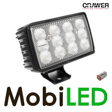 Crawer Work lamp 50W rectangular60 degrees E-mark