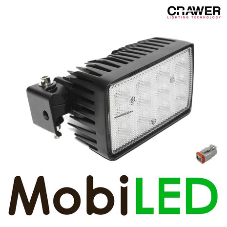 Crawer Lampe de travail 50W rectangulaire 60 degrés E-marque