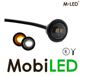 M-LED M-LED Darklook markeerverlichting Amber/Wit M-LED M-LED Darklook markeerverlichting Amber/Wit