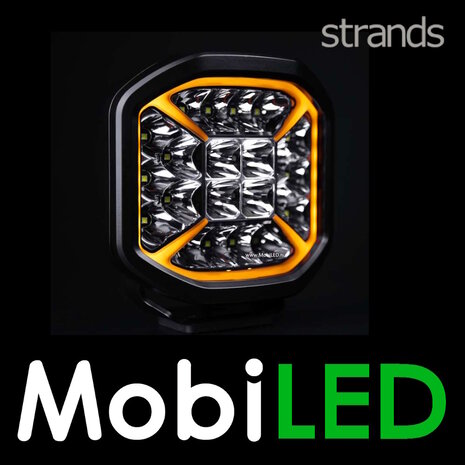 Strands Strands Siberia X Driving Light 7″ feu de position ambre/blanc Strands Strands Siberia X Driving Light 7″ feu de position ambre/blanc