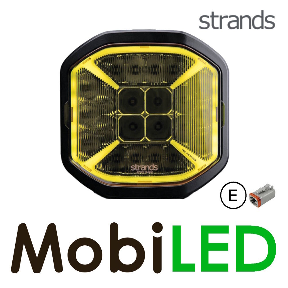 Strands Strands Siberia X Driving Light 9″ feu de position ambre/blanc