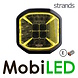 Strands Strands Siberia X Driving Light amber/white position light 9 inch E-mark Strands Strands Siberia X Driving Light amber/white position light 9 inch E-mark