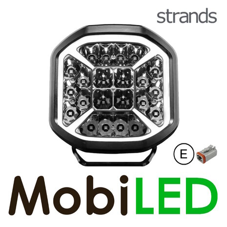 Strands Strands Siberia X Driving Light 9″ feu de position ambre/blanc
