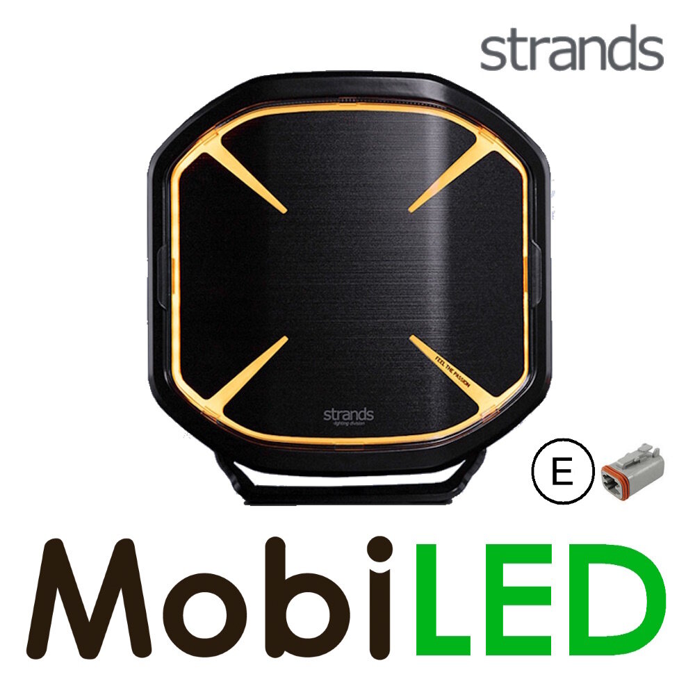 Strands Strands Siberia X Driving Light feu de position ambre/blanc 9 pouces E-marque Strands Strands Siberia X Driving Light feu de position ambre/blanc 9 pouces E-marque