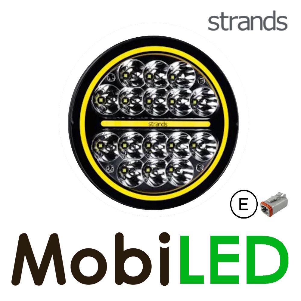 Strands Strands Siberia XP Driving Light 7″ feu de position ambre/blanc