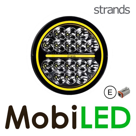 Strands Strands Siberia XP Driving Light feu de position ambre/blanc 7 pouces E-marque
