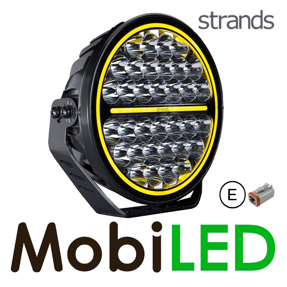 Strands Strands Siberia XP Driving Light yellow/white position light 9 inch E-mark Strands Strands Siberia XP Driving Light yellow/white position light 9 inch E-mark