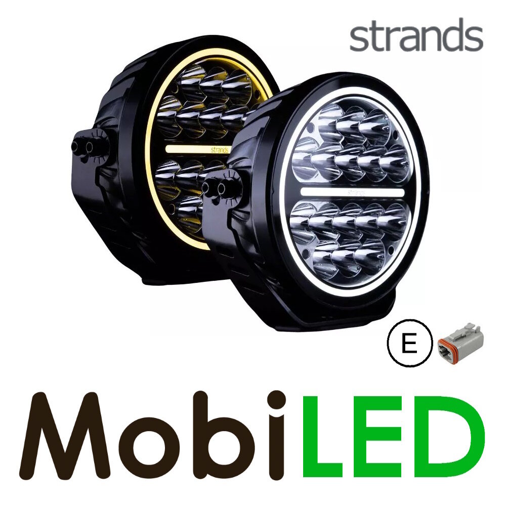 Strands Strands Siberia XP Driving Light yellow/white position light 9 inch E-mark Strands Strands Siberia XP Driving Light yellow/white position light 9 inch E-mark
