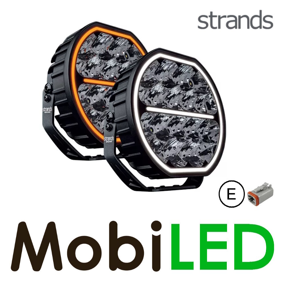 Strands Strands Big Energy Driving Light 9″ amber/wit positielicht Strands Strands Big Energy Driving Light 9″ amber/wit positielicht