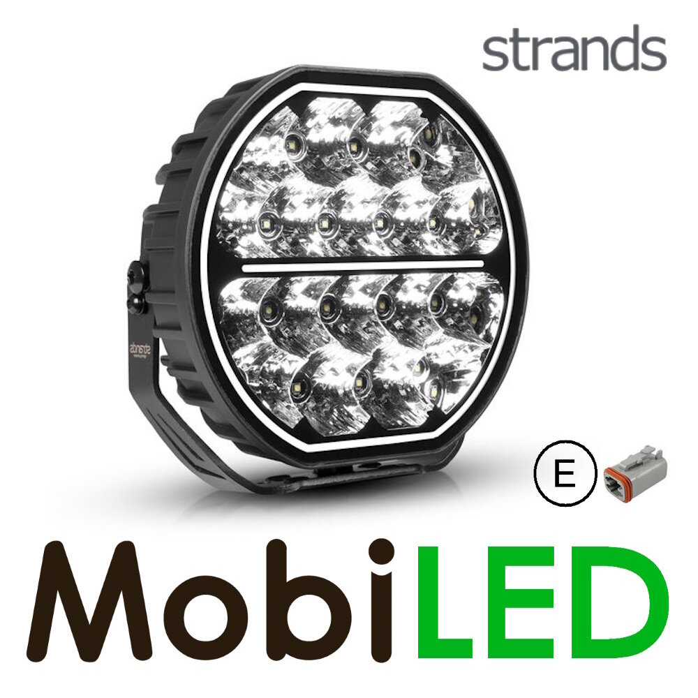 Strands Strands Big Energy Driving Light 9″ feu de position ambre/blanc Extended Beam