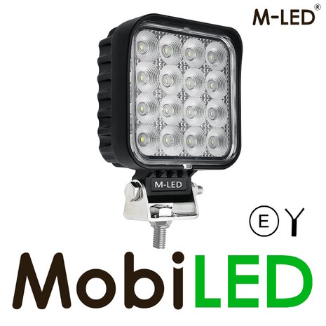 M-LED M-LED Work lamp 48W  2m cable E-mark