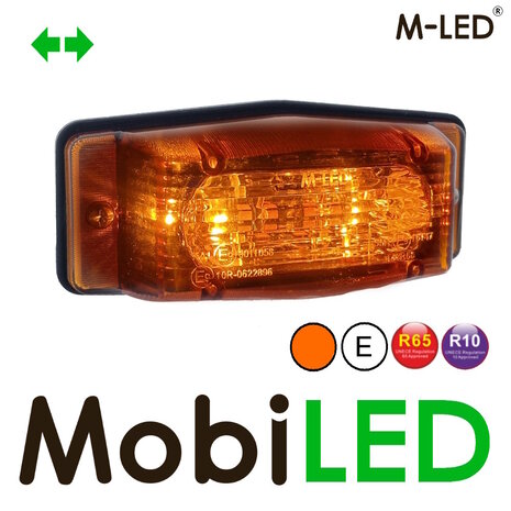 M-LED M-LED Dubbelbrander met richtingaanwijzer CAT-6 amber lens