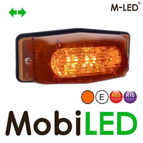 M-LED M-LED Brûleur double avec clignotant CAT-6 lentille ambre M-LED M-LED Brûleur double avec clignotant CAT-6 lentille ambre