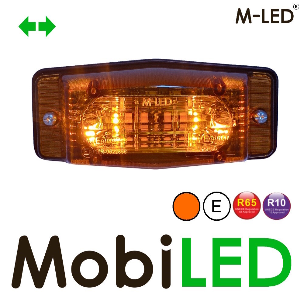 M-LED M-LED Brûleur double avec clignotant CAT-6 lentille ambre M-LED M-LED Brûleur double avec clignotant CAT-6 lentille ambre
