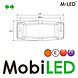 M-LED M-LED Double burner with CAT-6 turn signal amber lens M-LED M-LED Double burner with CAT-6 turn signal amber lens