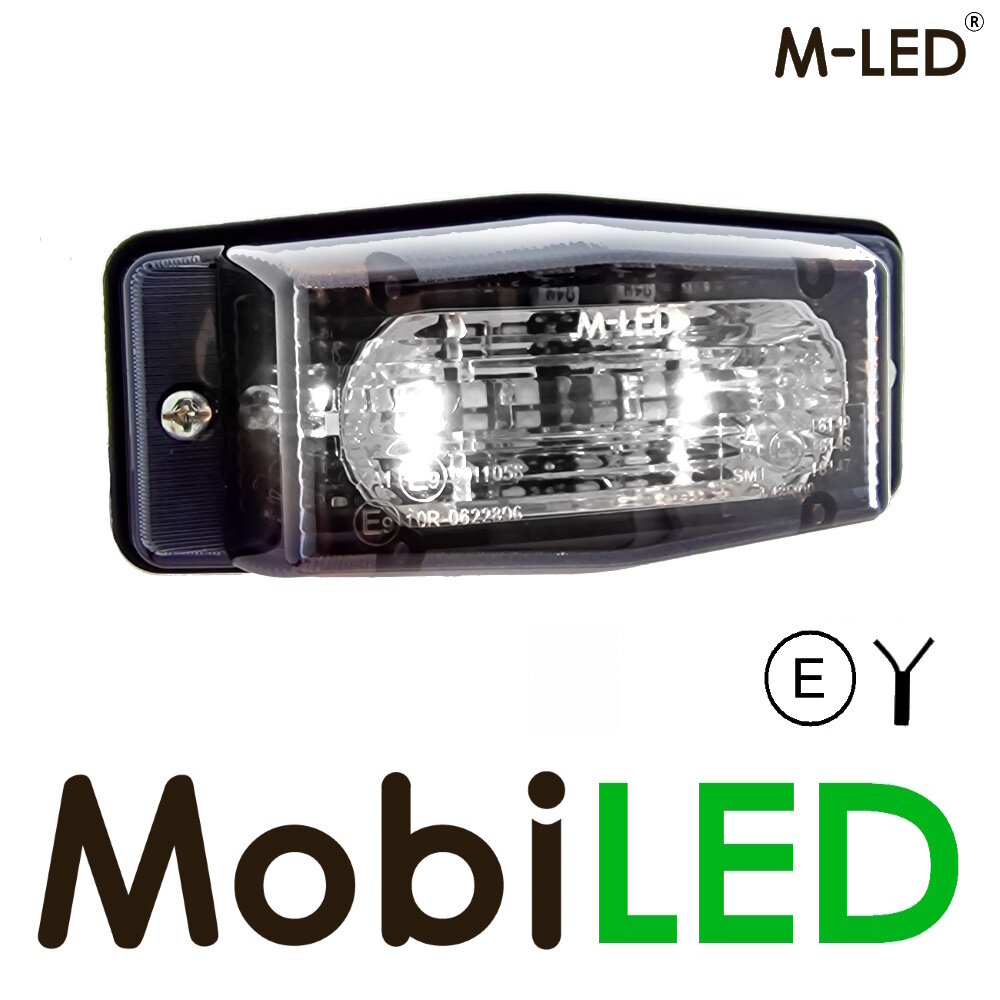 M-LED M-LED Feu de position brûleur double jaune/blanc style classique lentille dark M-LED M-LED Feu de position brûleur double jaune/blanc style classique lentille dark
