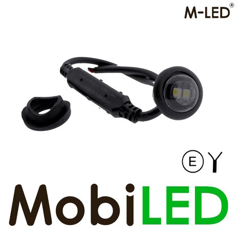 M-LED M-LED Marker light yellow/white smoke look E-mark