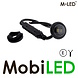 M-LED M-LED Marker light white/yellow dark look E-mark