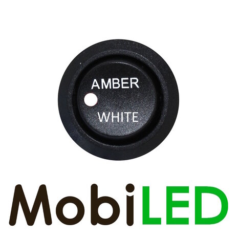 Rocker switch Amber-Off-White 20A 14V Rocker switch Amber-Off-White 20A 14V