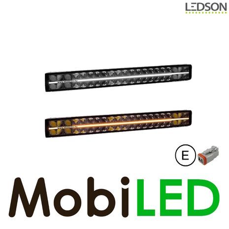LEDSON Ledson Orbix21+ Duo barre LED avec feu de position ambre/blanc 180W E-marque