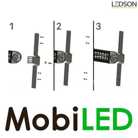 LEDSON Mounting brackets for led bar Scania Next GEN