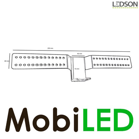 LEDSON Mounting brackets for led bar Scania Next GEN