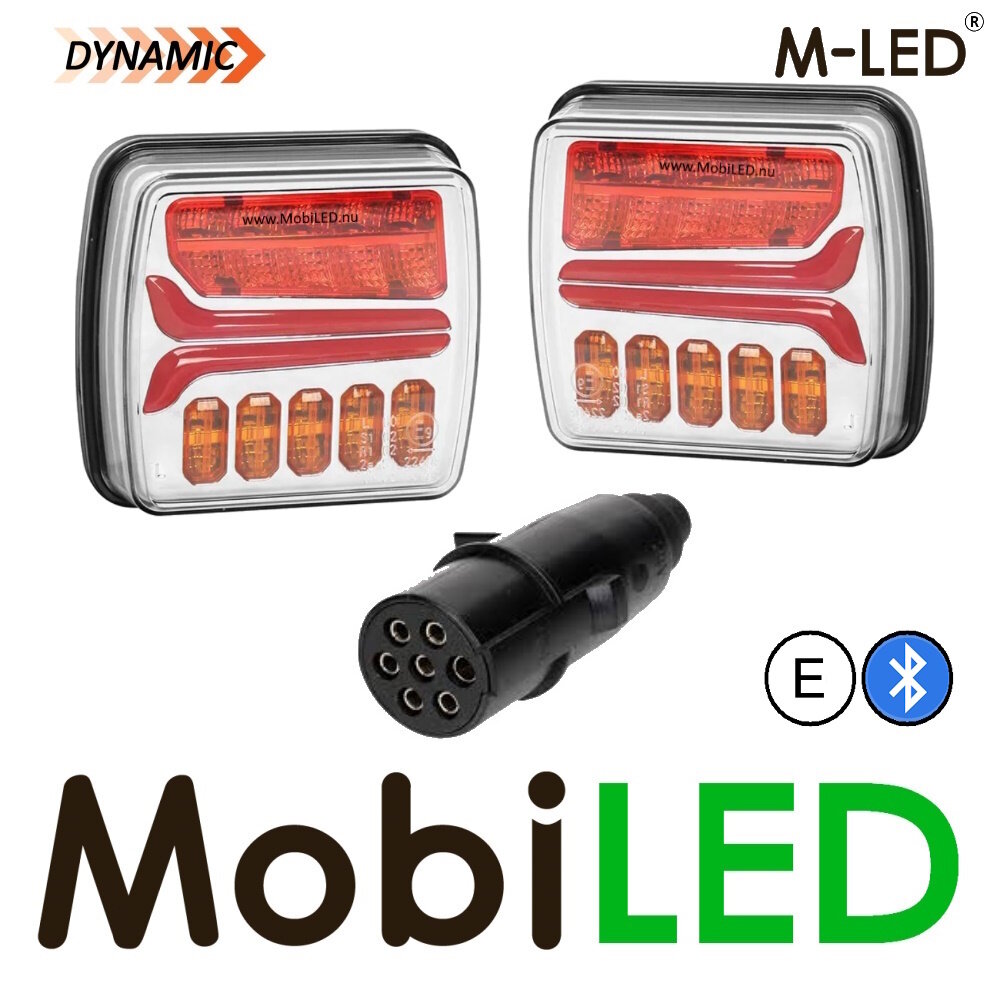 Kit d'éclairage de remorque sans fil avec aimant 24 volts 7 broches type N