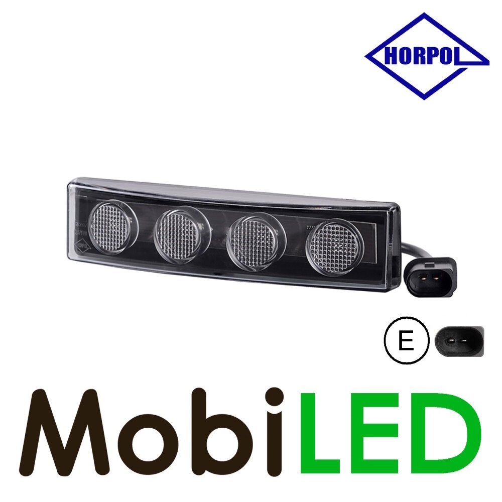 HORPOL SCANIA toplamp white with conector E-mark