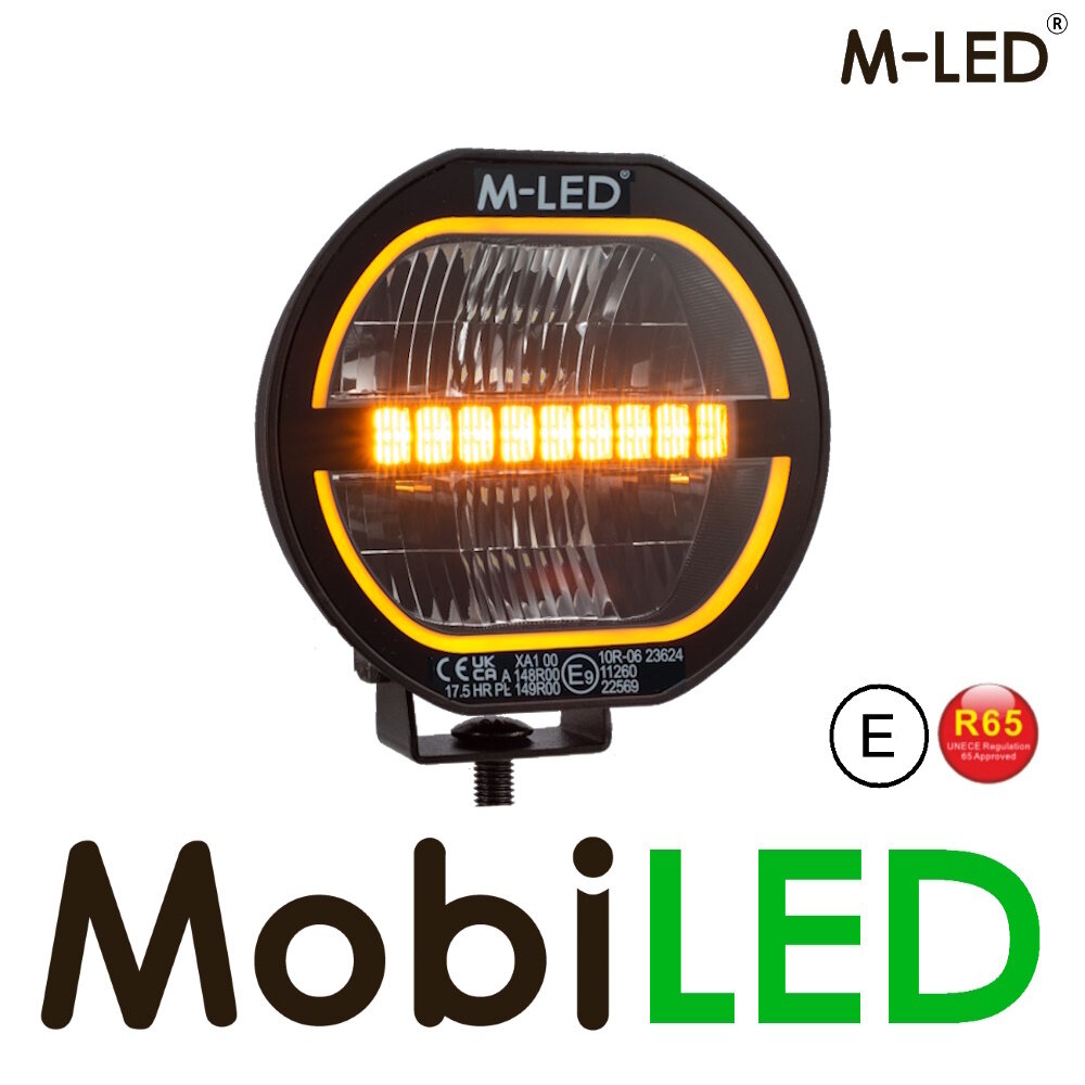M-LED M-LED Co-Pilot Verstraler 33W 5" Wit/amber DRL en Flitser E-Keur M-LED M-LED Co-Pilot Verstraler 33W 5" Wit/amber DRL en Flitser E-Keur