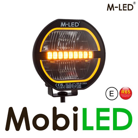 M-LED M-LED Co-Pilot Projecteur 33W 5 pouces blanc/ambre DRL et flash E-mark