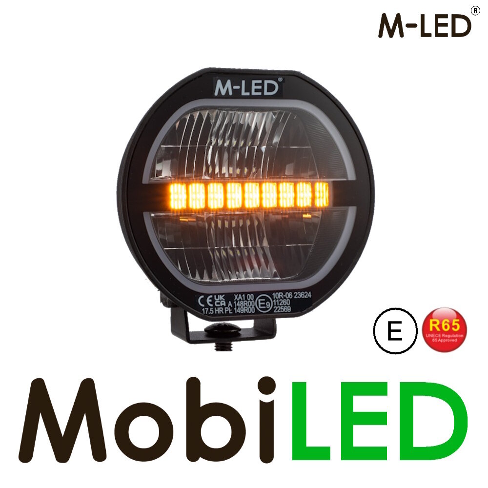 M-LED M-LED Co-Pilot amber/amber positon light and flash 5 inch E-mark M-LED M-LED Co-Pilot amber/amber positon light and flash 5 inch E-mark