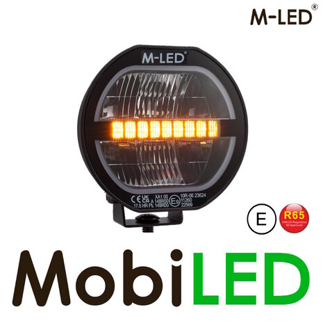 M-LED M-LED Co-Pilot Spotlight 33W 5 inch white/amber DRL and flash E-mark