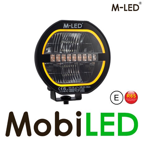 M-LED M-LED Co-Pilot feu de position amber/blanc et flash 5 pouces E-marque M-LED M-LED Co-Pilot feu de position amber/blanc et flash 5 pouces E-marque