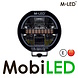 M-LED M-LED Co-Pilot Projecteur 33W 5 pouces blanc/ambre DRL et flash E-mark