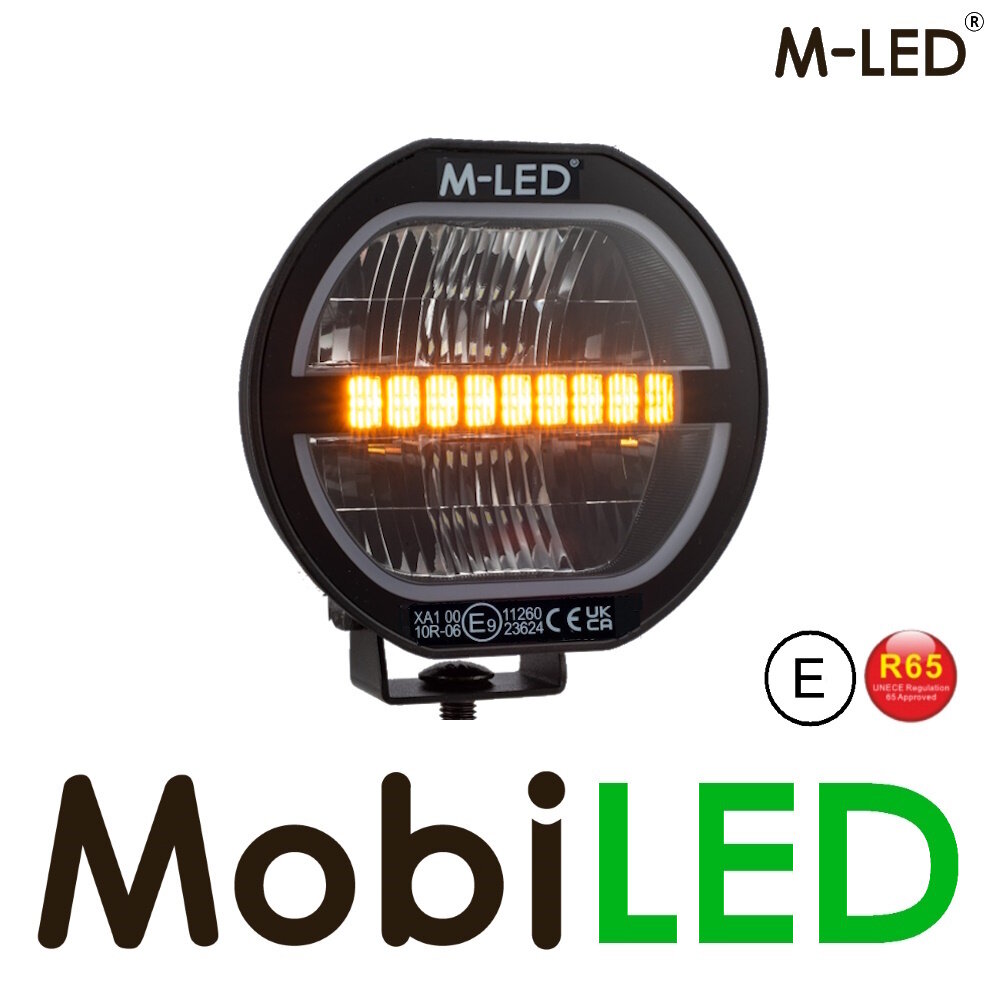 M-LED M-LED Co-Pilot amber/red position light and flash 5 inch E-mark M-LED M-LED Co-Pilot amber/red position light and flash 5 inch E-mark