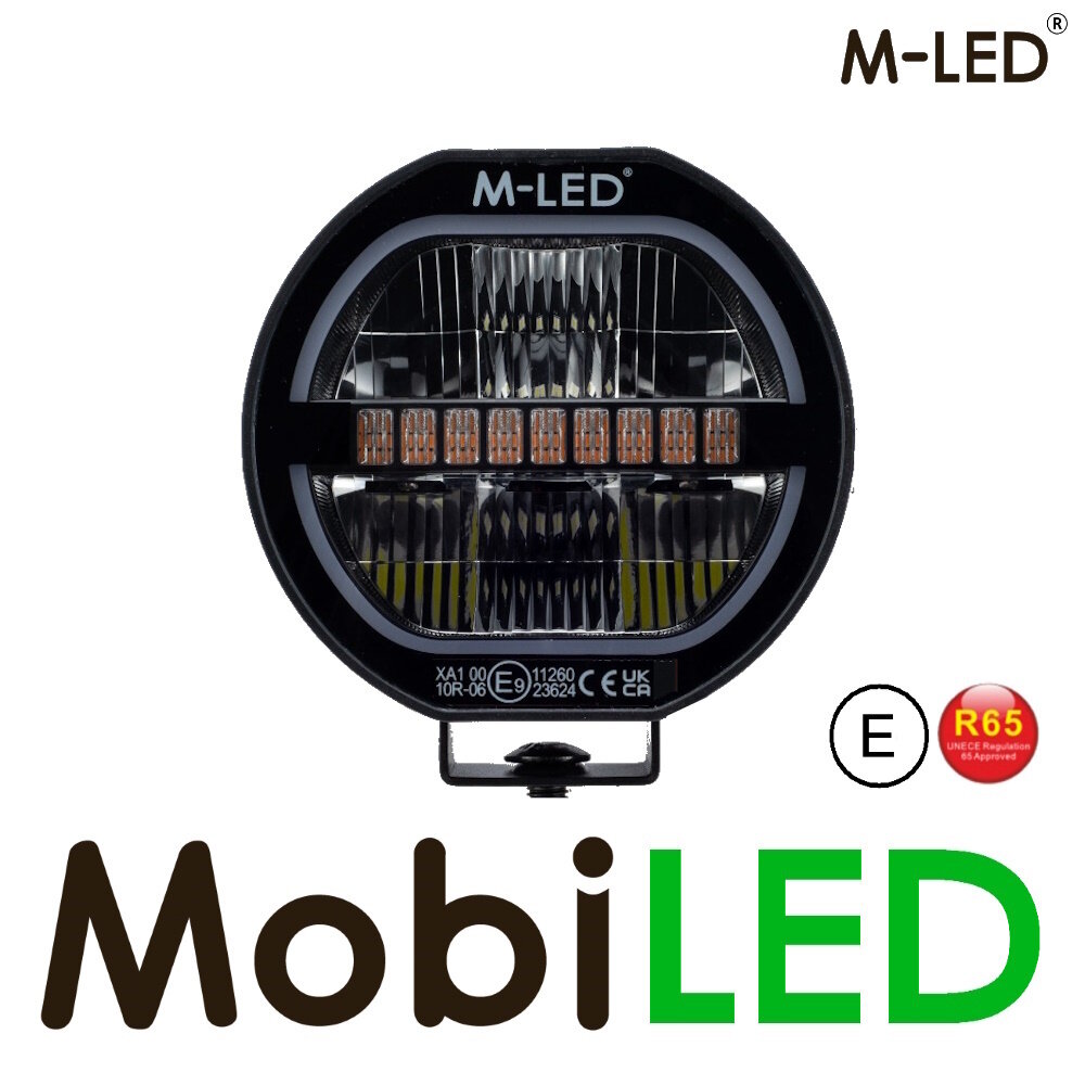 M-LED M-LED Co-Pilot amber/red position light and flash 5 inch E-mark M-LED M-LED Co-Pilot amber/red position light and flash 5 inch E-mark