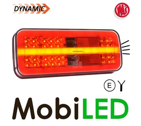 WAS NEON look dynamic rear light 3 functions with number plate