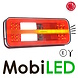 WAS WAS Rear light 6 functions NEON look E-mark WAS WAS Rear light 6 functions NEON look E-mark
