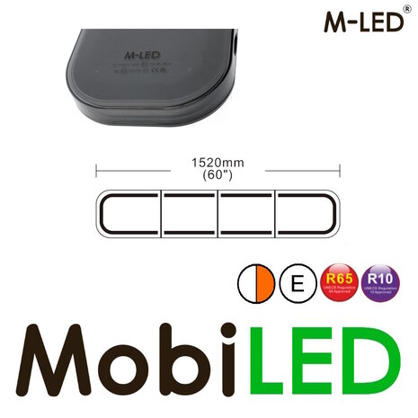 M-LED M-LED Road Pilot kit de toit complet R65-R10 150 cm dark look M-LED M-LED Road Pilot kit de toit complet R65-R10 150 cm dark look
