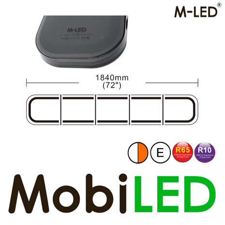 M-LED M-LED Road Pilot kit de toit complet R65-R10 180 cm dark look M-LED M-LED Road Pilot kit de toit complet R65-R10 180 cm dark look