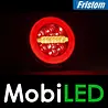 Fristom Fristom FT-113 Neon look Rond achterlicht 3 functies kabel E-keur Fristom Fristom FT-113 Neon look Rond achterlicht 3 functies kabel E-keur