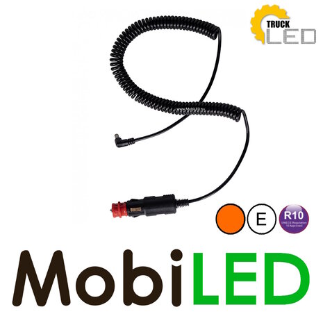 TruckLED Rotating beacon / flash lamp rechargeable with remote control magnet E-mark