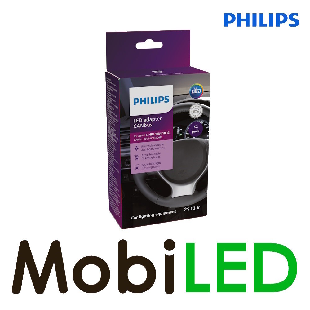 Philips Philips HB3/HB4/HIR2 12V CANbus adapterset