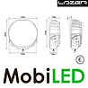 LAZER Lazer Sentinel Highline Wit 9 inch 130W met flitser E-keur LAZER Lazer Sentinel Highline Wit 9 inch 130W met flitser E-keur
