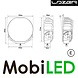 LAZER Sentinel Highline black 9 inch 130W with flash LAZER Sentinel Highline black 9 inch 130W with flash
