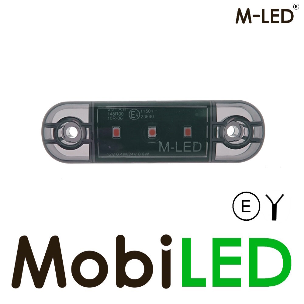 M-LED M-LED Marquage ligne Slim aspect foncé jaune  E-mark 12-24 volts M-LED M-LED Marquage ligne Slim aspect foncé jaune  E-mark 12-24 volts